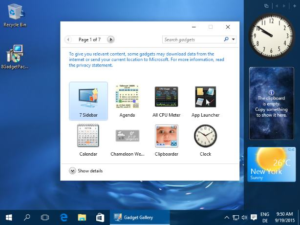 Desktop Gadgets For Windows 10