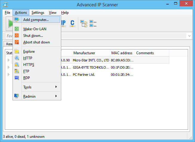 Advanced IP Scanner Software Free Download [2018]