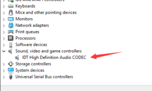 Fix IDT High Definition Audio CODEC Driver Problem
