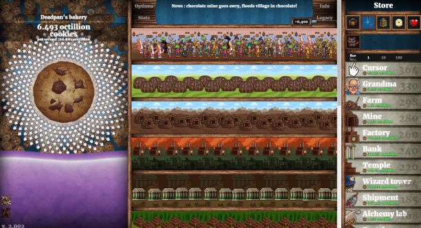 Games like Cookie Clicker 