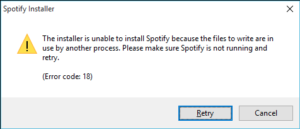 How to Fix: Error Code 18 on Spotify