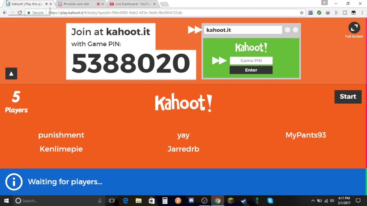 Kahoot it Hack