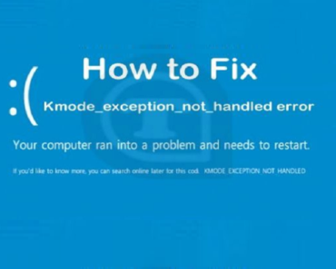 kmode exception not handled