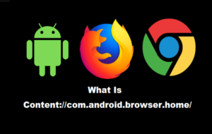 What is Content com android browser home