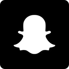 Snapchat Icon Aesthetic white black