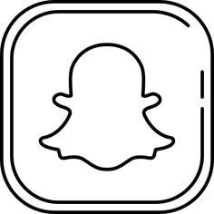 Snapchat Icon Aesthetic white