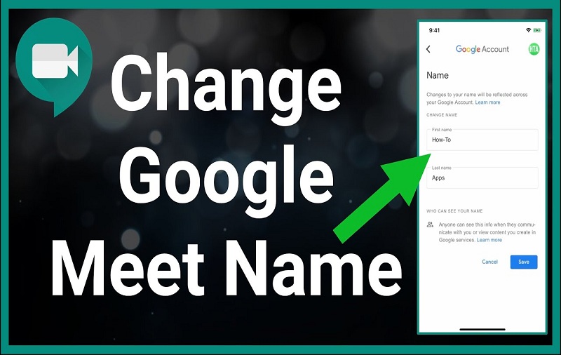 How To Change Name In Google Meet