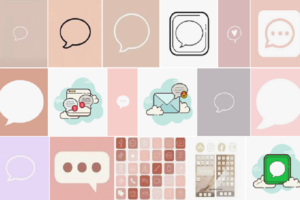 Messages Icon Aesthetic