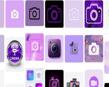 Purple Camera Icon