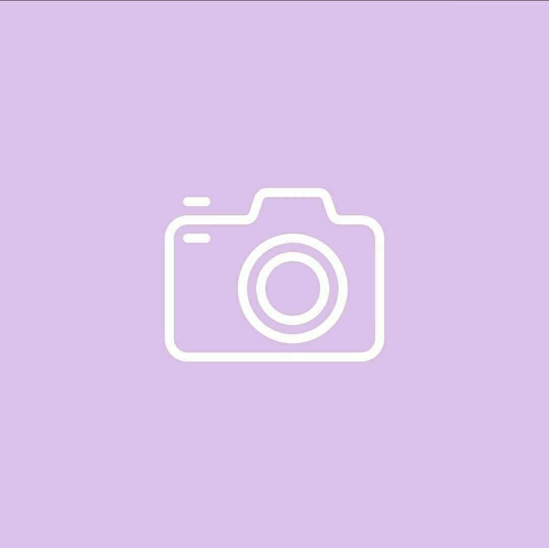 Aesthetic Purple Camera Icon for iPhone.