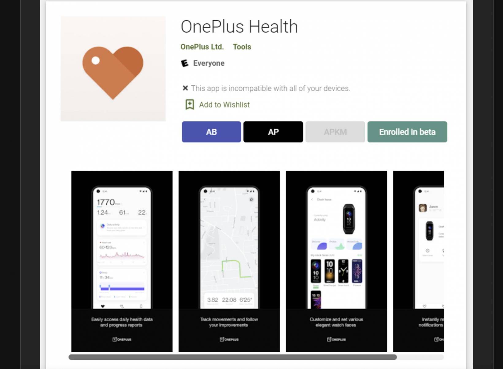 OnePlus Health App Not Working