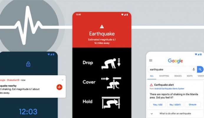 Earthquake Alerts system on Android