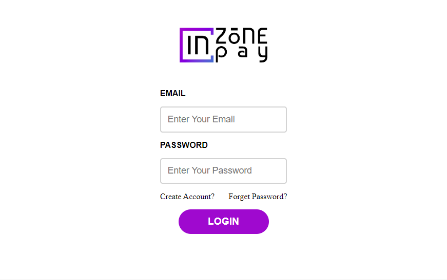 InZonePay login
