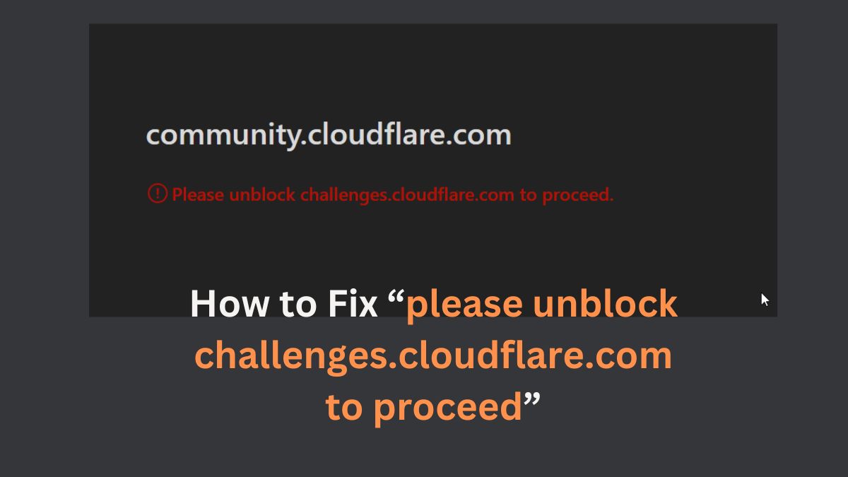 Fix please unblock challenges.cloudflare.com to proceed