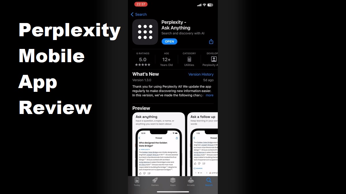 Perplexity Mobile App Review