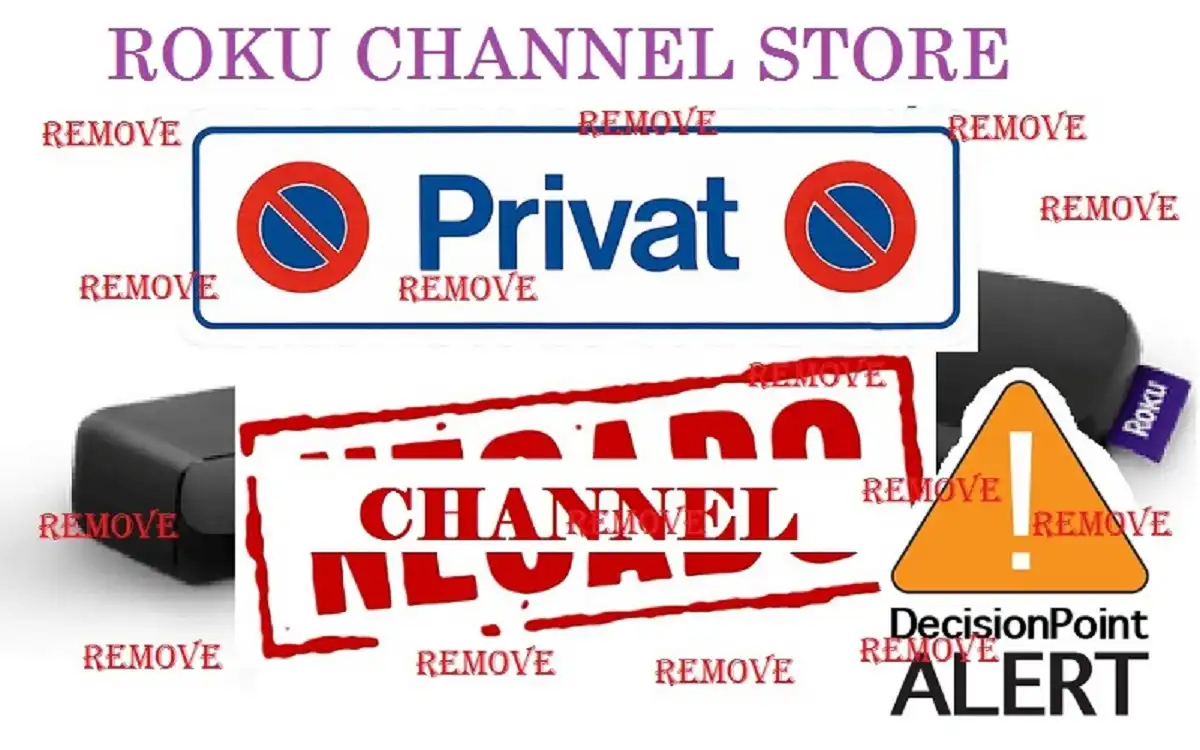 How to remove the private channel from your Roku store
